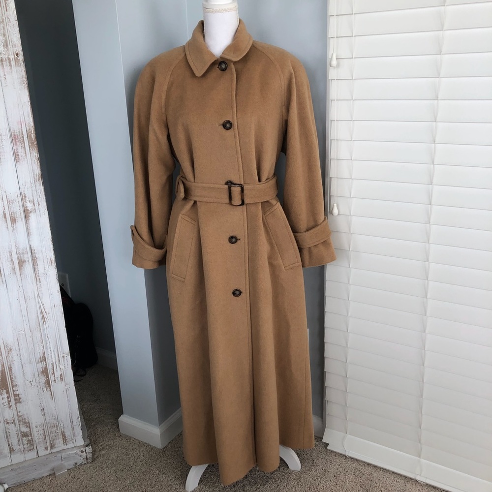 Lauren Ralph Lauren camel hair trench coat size 8